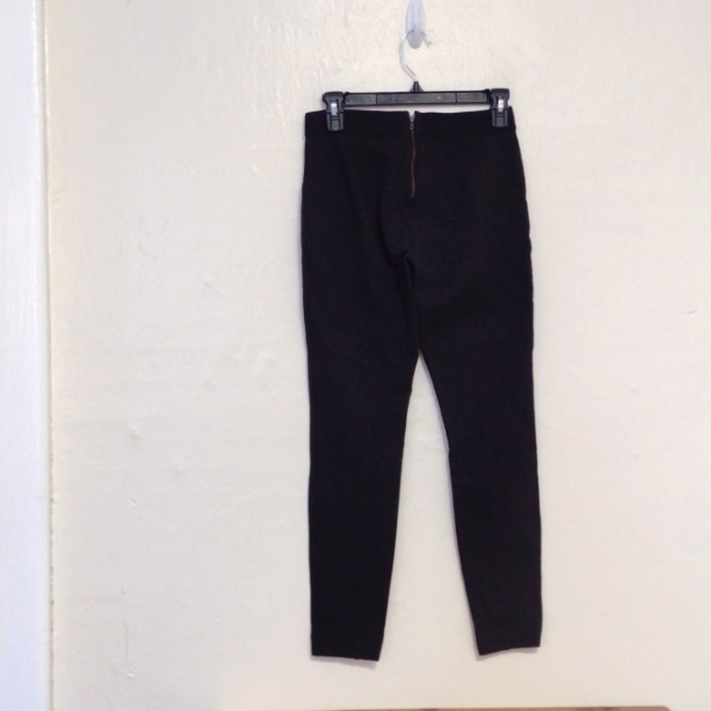 J Crew Gray Ponte Knit Pixie Pant w Exposed Back Zip 31090 - Picture 11 of 15